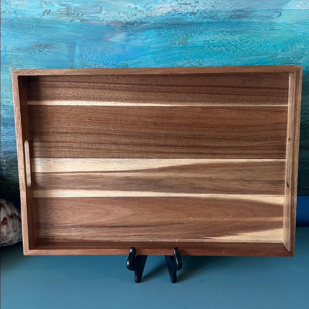 Elegant Wooden Serving Tray